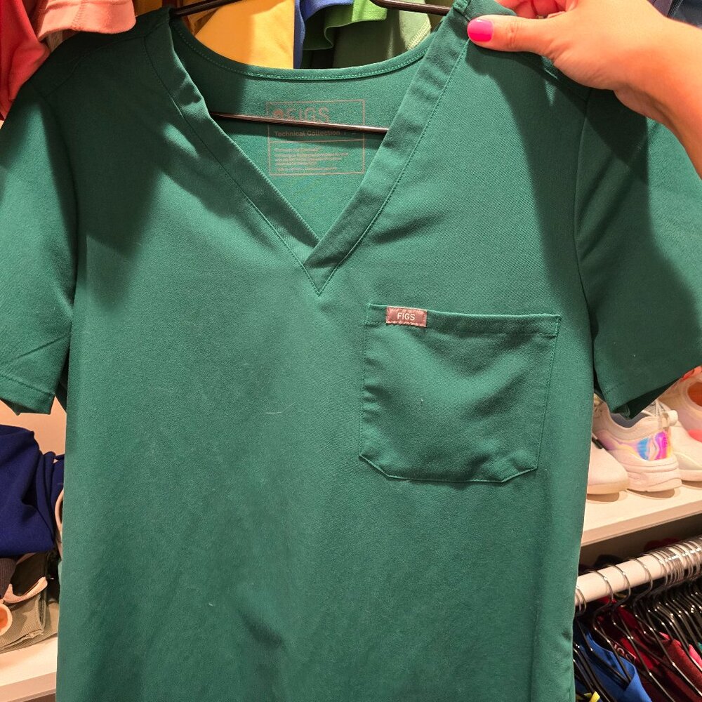 Figs scrubs top